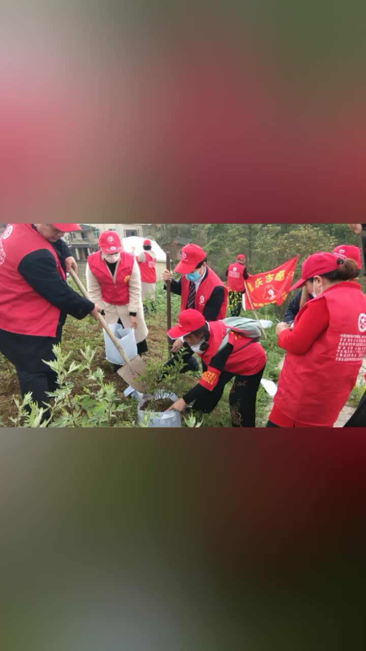 渝北区古路镇希望村纭观大队慰问独居老人